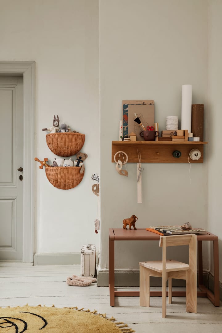 Braided väggkorgar 2-pack, Natural Ferm Living