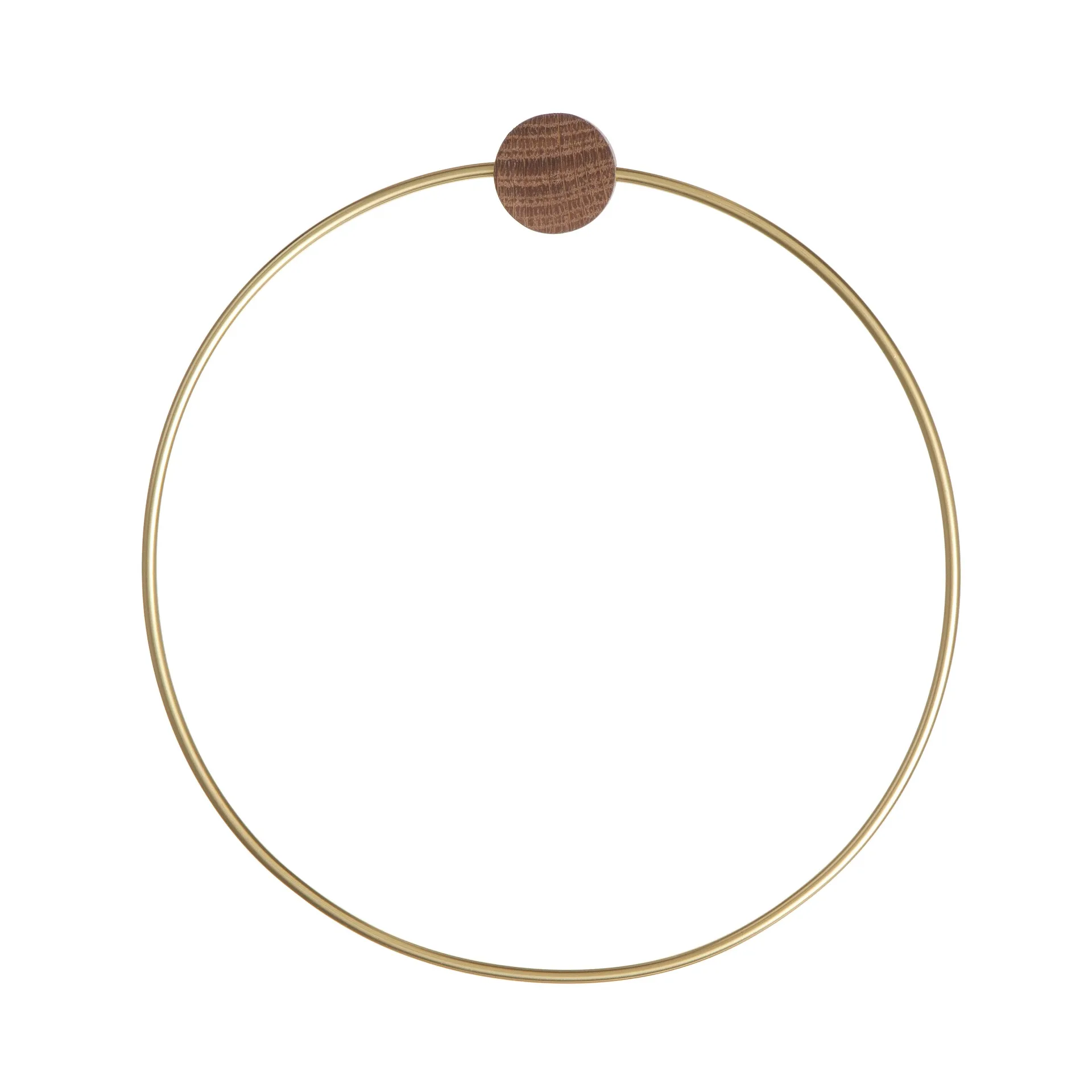 Brass handdukshängare, Ø 20,5 cm Ferm Living