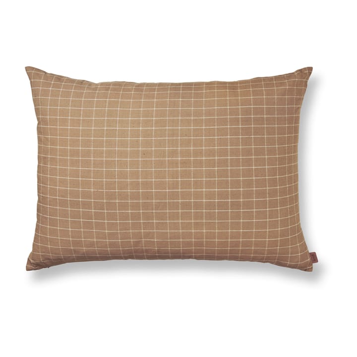 Brown kudde 40x60 cm - Check - Ferm LIVING