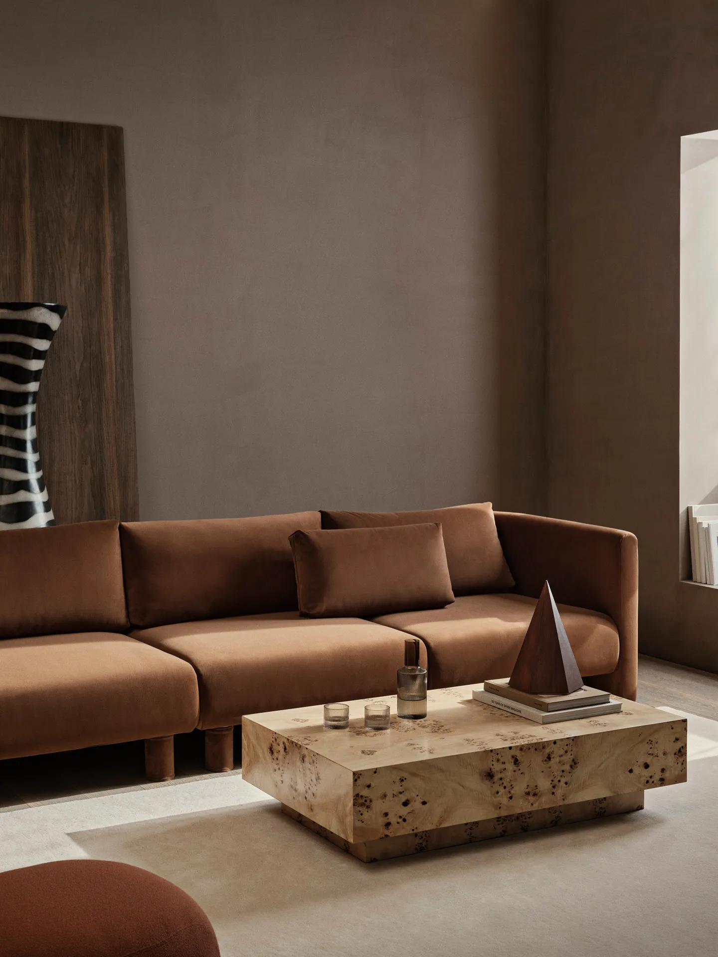 Burl soffbord 70x117x30 cm, Natural Ferm Living