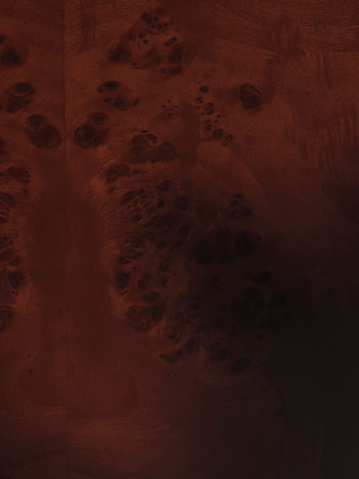 Burl storage soffbord 70x70 cm, Dark stained burl Ferm Living