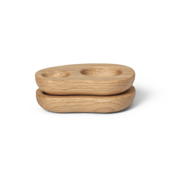 Cairn äggkopp 2-pack - Oak - Ferm Living