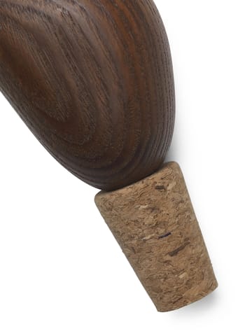 Cairn vinförslutare 2-pack - dark brown - Ferm Living
