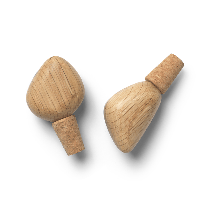 Cairn vinförslutare 2-pack - Oak - Ferm Living