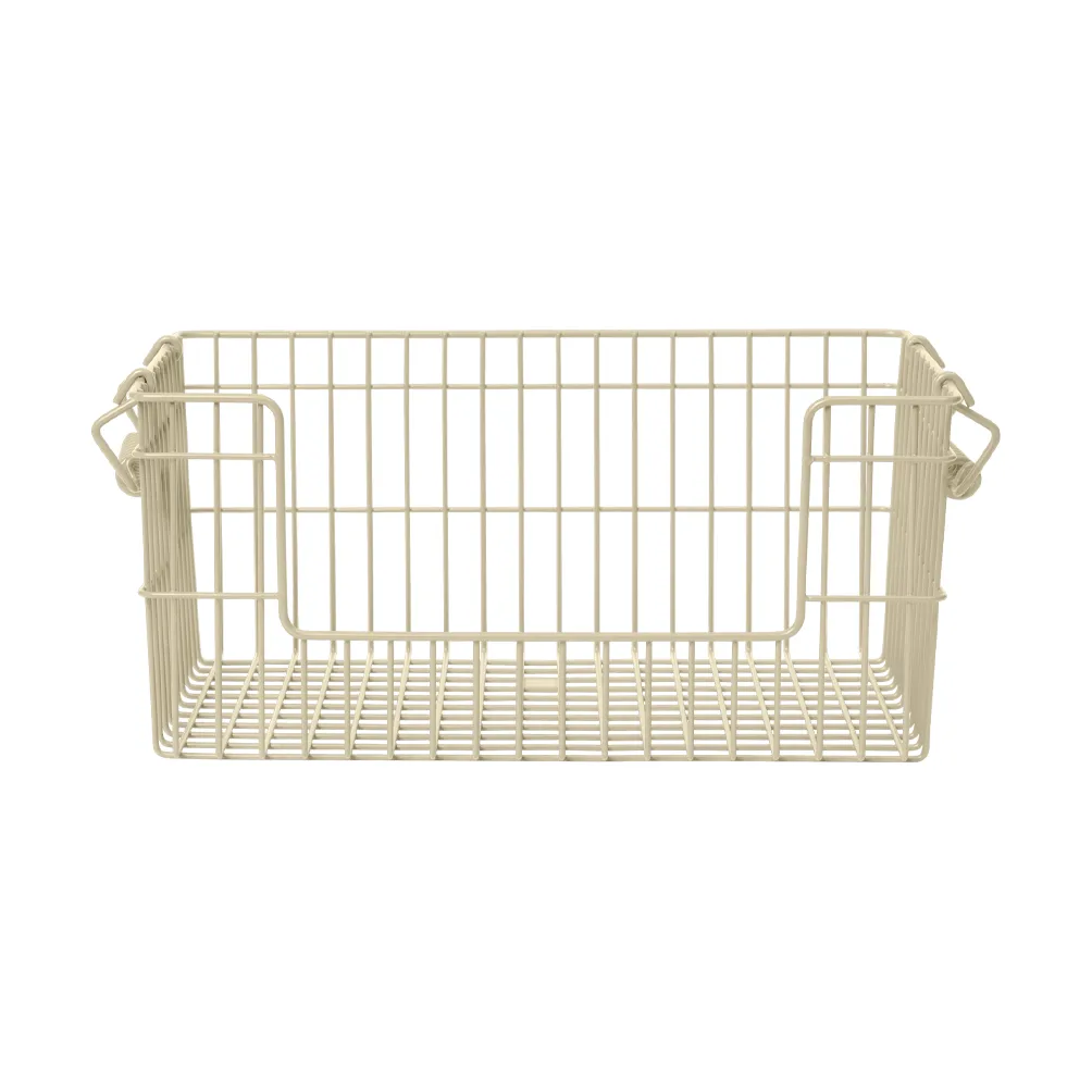 Cala stapelbar korg 2-pack, Cashmere, 28,7x18x13 cm Ferm Living