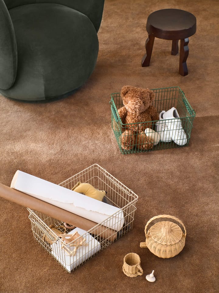 Cala stapelbar korg 2-pack, Cashmere Ferm Living