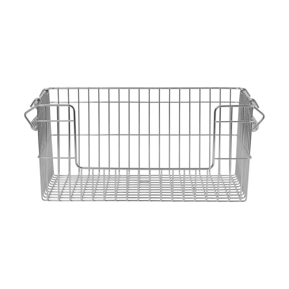 Cala stapelbar korg 2-pack, Stainless Steel, 28,7x18x13 cm Ferm Living