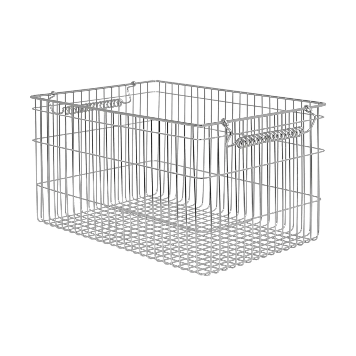 Cala stapelbar korg 2-pack, Stainless Steel, 36,2x26,2x20,2 cm Ferm Living