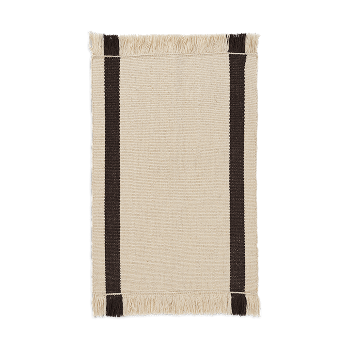 Calm kelim dörrmatta - Off-white, Coffee, 50x70 cm - Ferm Living