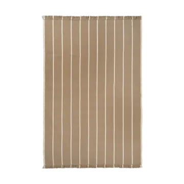 Calm kelim matta - Dark Sand, Off-white, 200x300 cm - Ferm Living