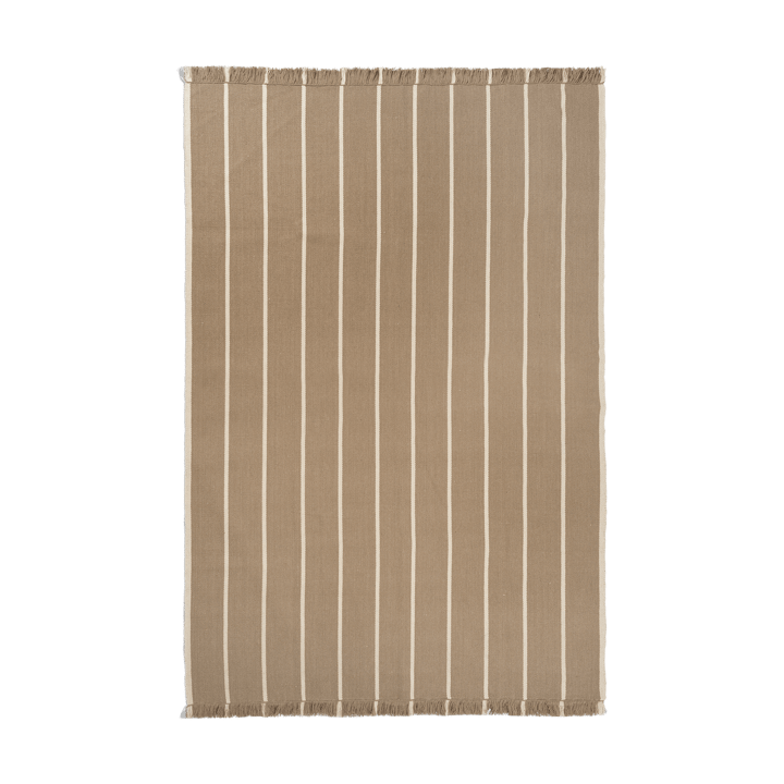 Calm kelim matta - Dark Sand, Off-white, 200x300 cm - Ferm Living