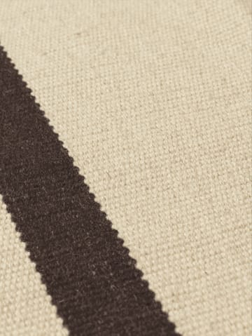 Calm kelim matta - Off-white, Coffee, 140x200 cm - Ferm Living