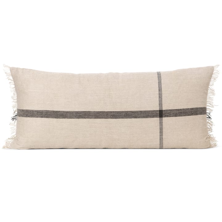 Calm kudde camel-black - 38x88 cm - Ferm Living