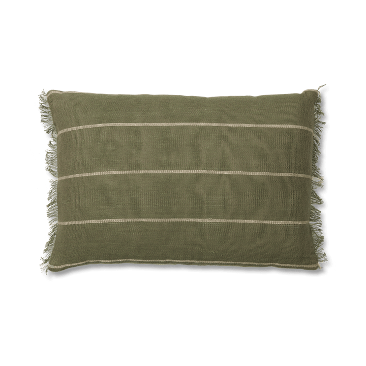Calm kuddfodral 40x60 cm - Olive-Off-white - Ferm Living