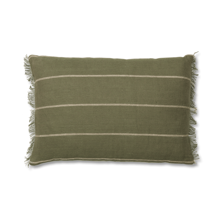 Calm kuddfodral 40x60 cm - Olive-Off-white - ferm LIVING