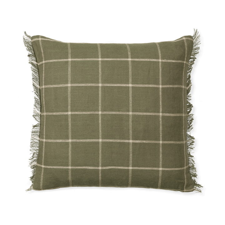 Calm kuddfodral 50x50 cm - Olive-Off-white - ferm LIVING