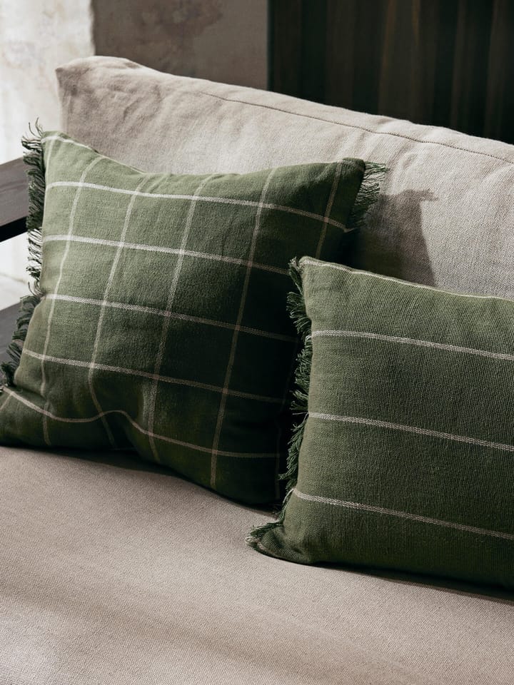 Calm kuddfodral 50x50 cm, Olive-Off-white Ferm Living