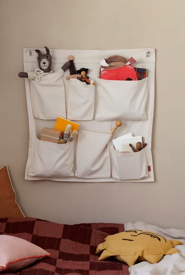 Canvas wall pockets väggförvaring - 70x70 cm - Ferm Living