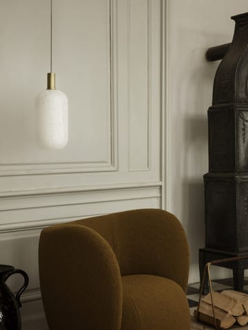 Casca Shade glaskupa tall Ø18,6 cm - Milk - Ferm Living