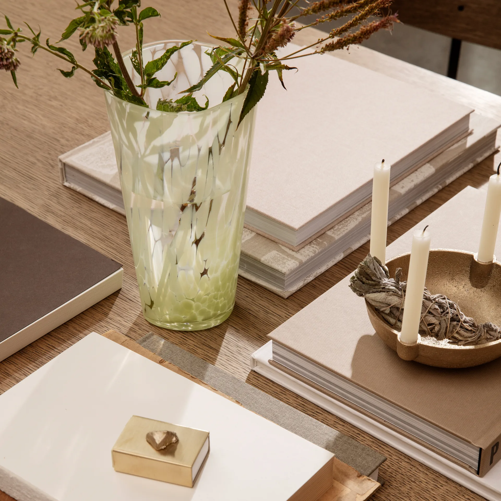 Casca vas 22 cm, Fog green Ferm Living