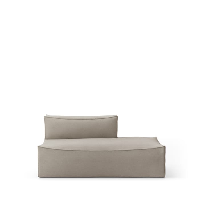 Catena modulsoffa - tyg cotton linen natural, open end r 301 - Ferm Living