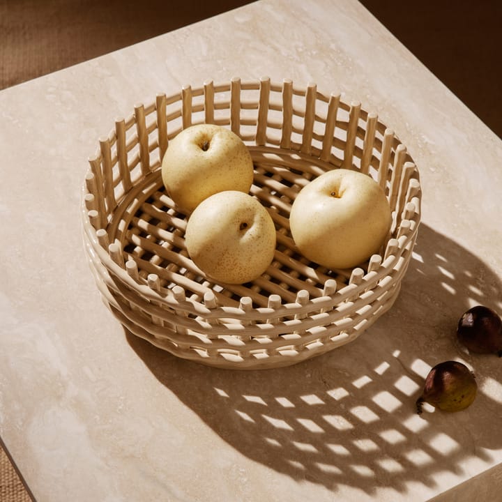 Ceramic flätad skål, Cashmere Ferm Living