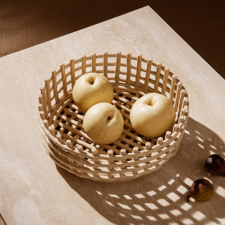 Ceramic flätad skål, Cashmere Ferm Living