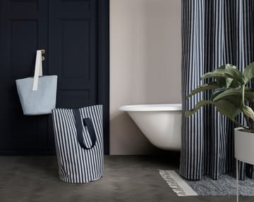 Chambray duschdraperi - Blå-grå - Ferm Living