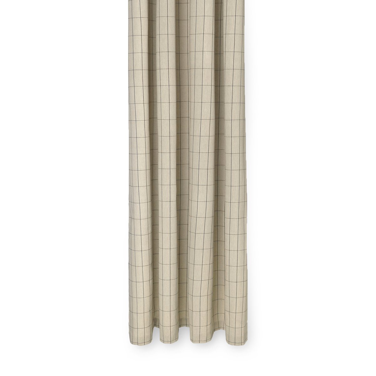 Ferm Living Chambray duschdraperi Rutig | Skandinavisk Design | Duschdraperier | Beige