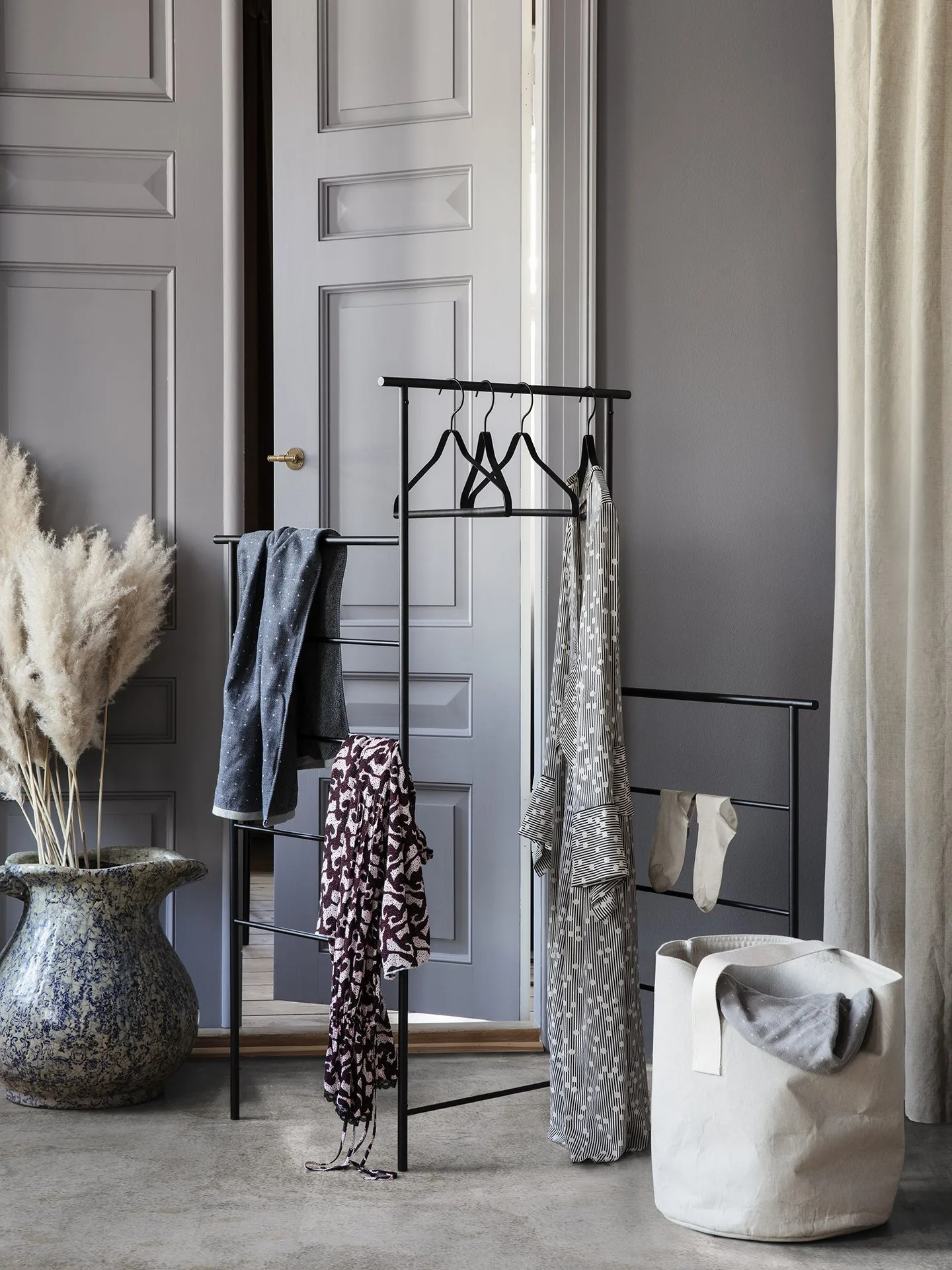 Chambray duschdraperi, Sand Ferm Living