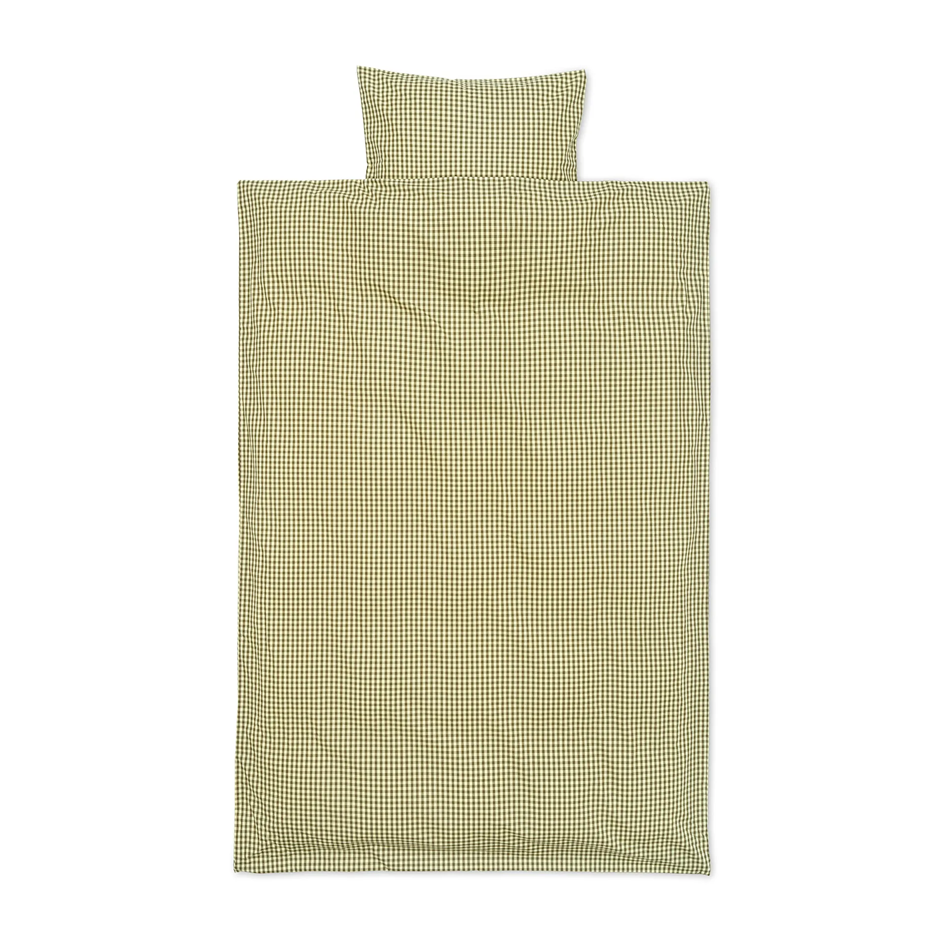 Check bäddset junior 100x140 cm, Lemon-olive Ferm Living
