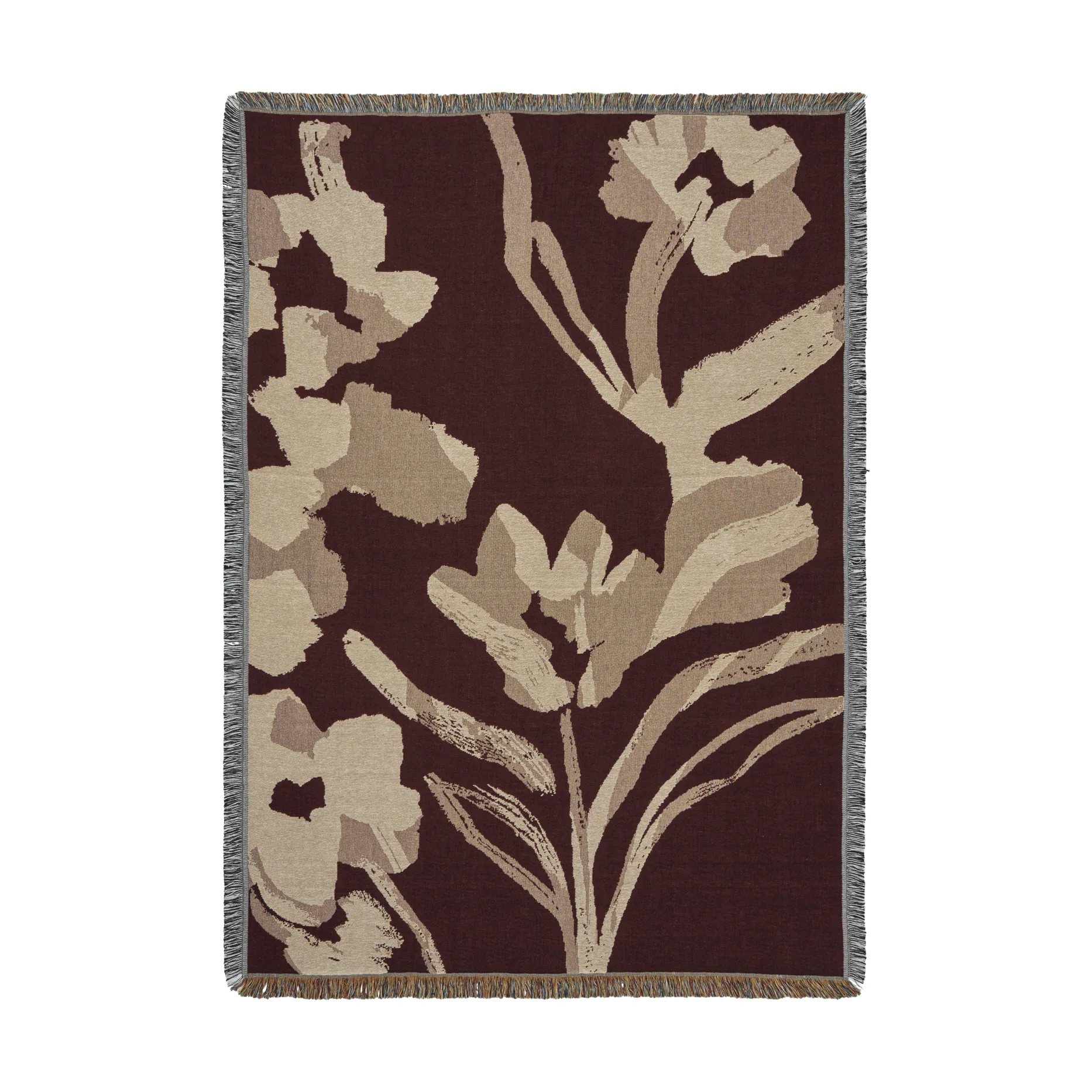 Cilla pläd, Dark pecan, 120x170 cm Ferm Living