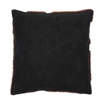 Cilla tufted kudde - Black-dark chocolate 50x50 cm - Ferm Living