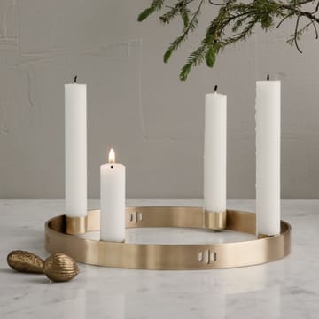 Circle mässing ljusstake - liten - Ferm Living