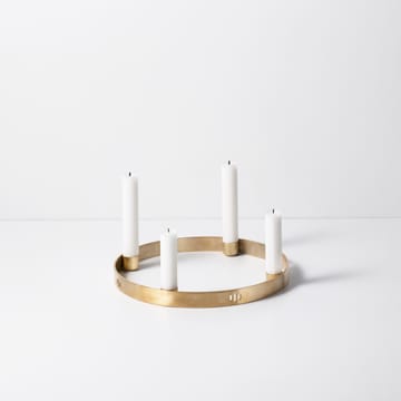 Circle mässing ljusstake - liten - Ferm Living