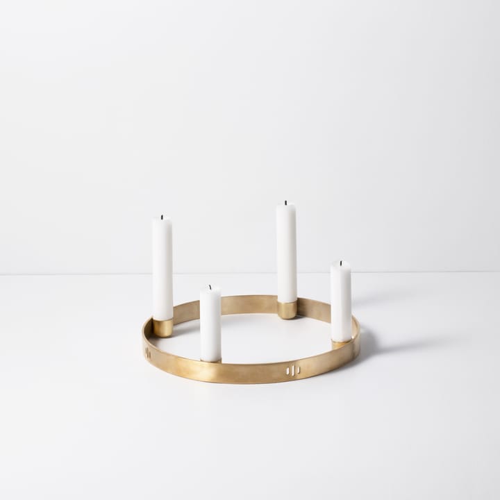 Circle mässing ljusstake, liten Ferm Living
