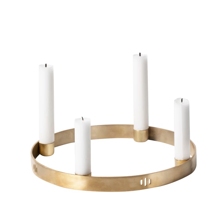 Circle mässing ljusstake - liten - Ferm Living