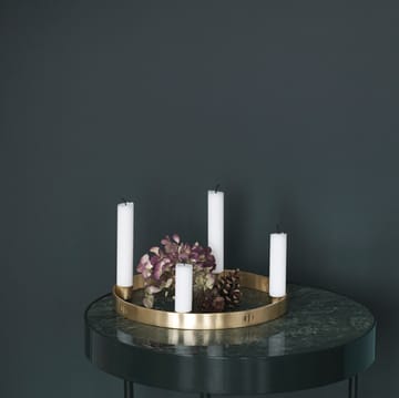 Circle mässing ljusstake - liten - Ferm Living