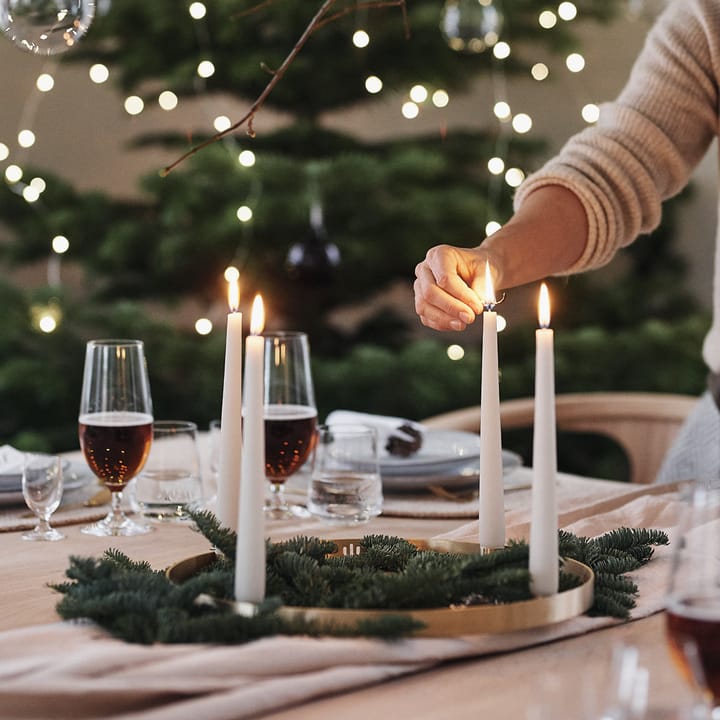 Circle mässing ljusstake, stor Ferm Living