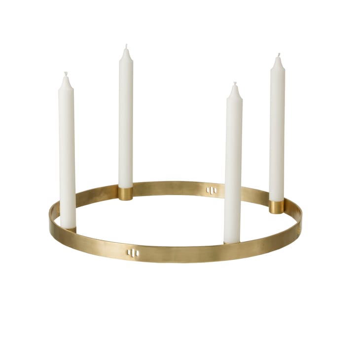 Circle mässing ljusstake - stor - Ferm Living