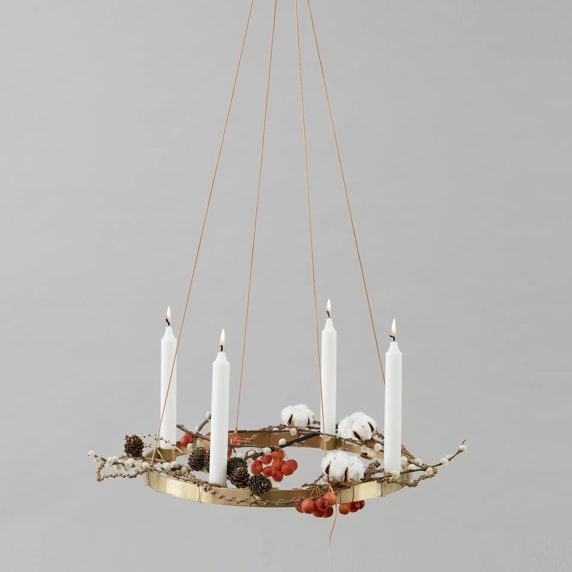 Circle mässing ljusstake, stor Ferm Living