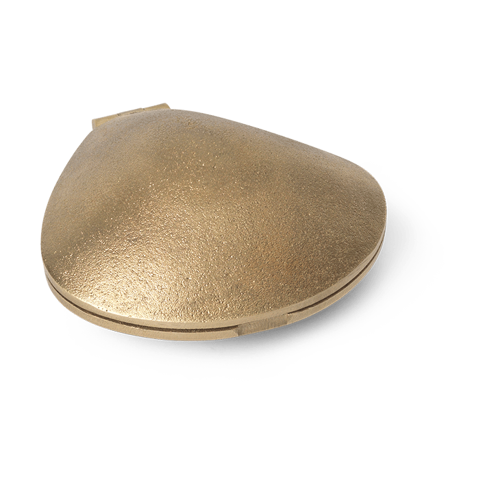Clam ljuslykta, Brass Ferm Living