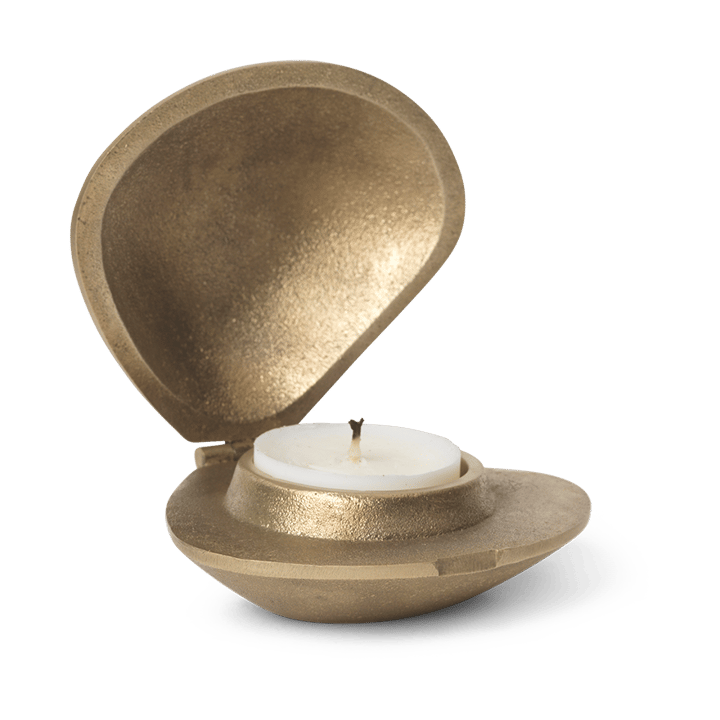 Clam ljuslykta - Brass - ferm LIVING