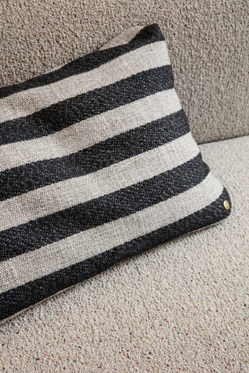 Clean kudde Louisiana 40x60 cm - Sand-black - Ferm Living