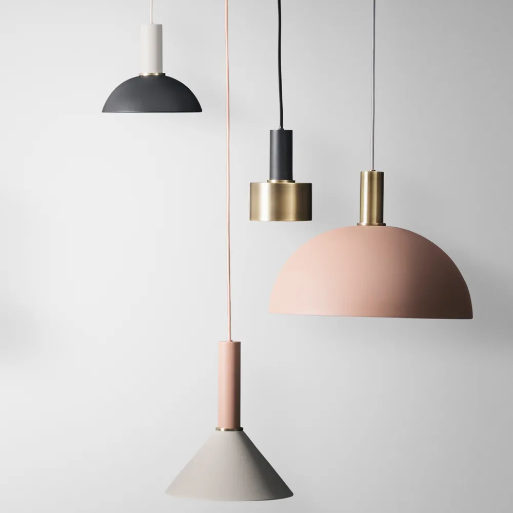 Collect Lampskärm, brass, dome Ferm Living