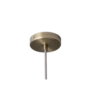 Collect taklampa liten - mässing, silverfärgad sladd - Ferm Living