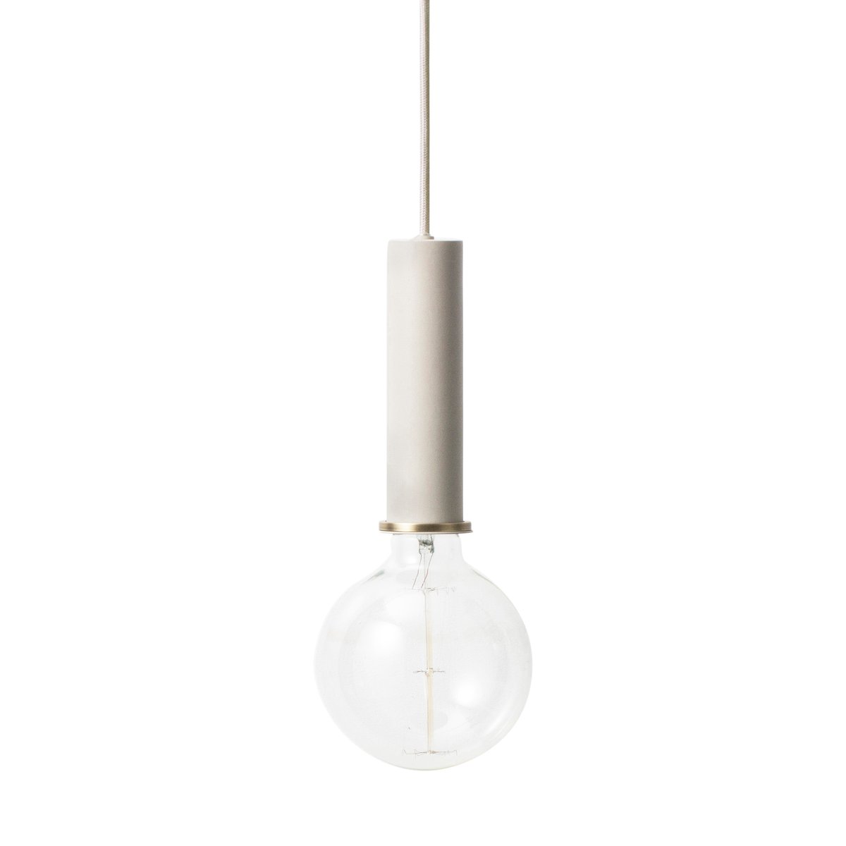 Ferm Living Collect taklampa stor light grey (grå) | Skandinavisk Design | Taklampor & Pendlar | Grå
