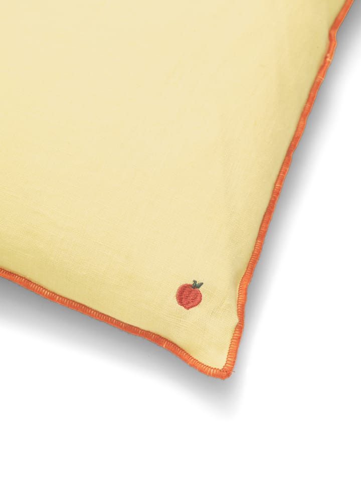 Contrast linen kudde 40x40 cm, Lemon Ferm Living