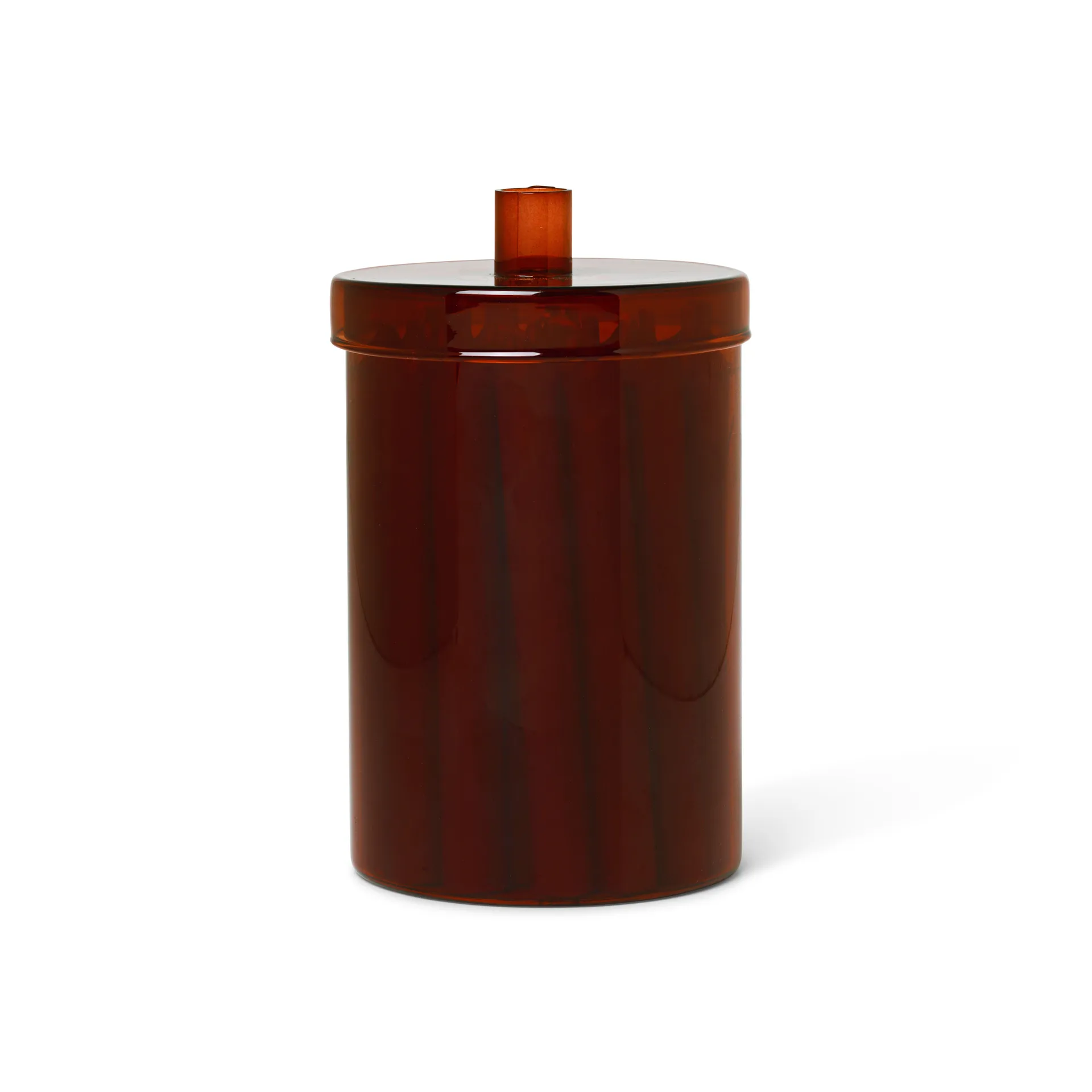 Countdown to Christmas glasburk med 24 ljus, Mörkröd Ferm Living