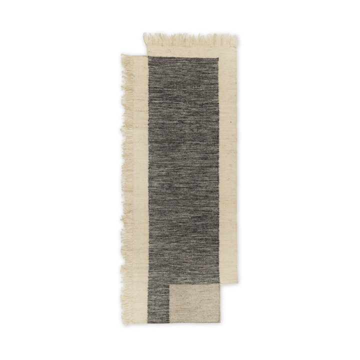 Counter gångmatta - Charcoal-Off-white, 80x200 cm - Ferm LIVING